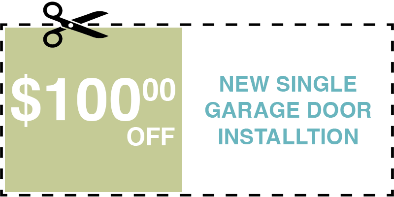 100 off garage door repair Blue Point