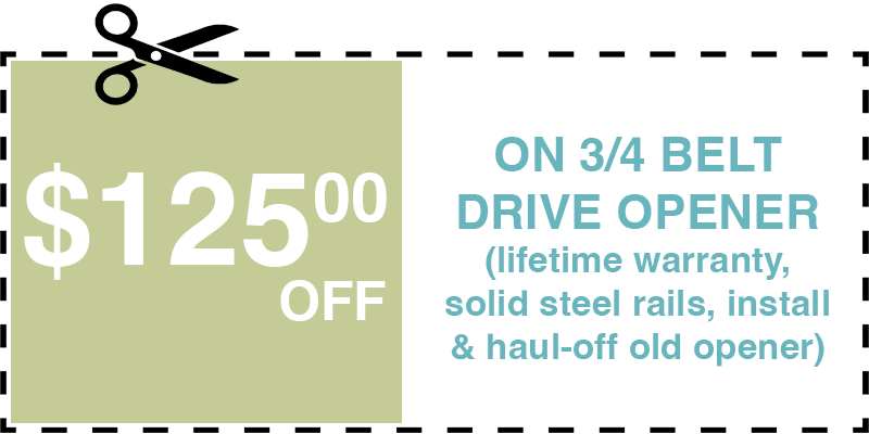 125 off garage door opener Blue Point