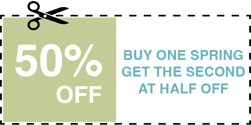 HALF OFF GARAGE SPRING Blue Point
